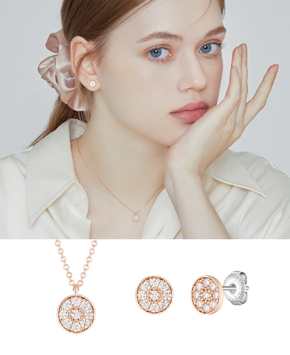 썬라이즈 목걸이+귀걸이 세트 (SET-J0-0329)