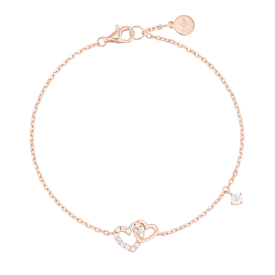 DOUBLE HEART 팔찌 (JJLJBQ2BS323SR7S0)
