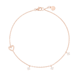 DOUBLE HEART 발찌 (JJLJAQ2BS326SR230)