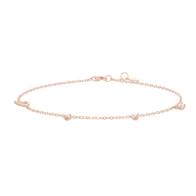 DOUBLE HEART 발찌 (JJLJAQ2BS326SR230)