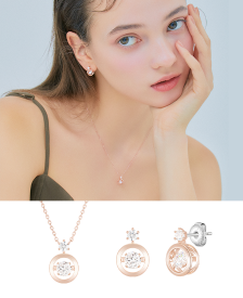 MIOELLO 목걸이+귀걸이 세트 (SET-J0-0527)