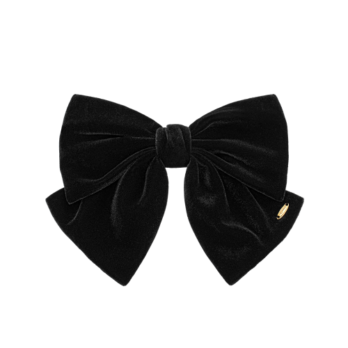 LALA J 벨벳 리본 헤어핀 S (JALJHP2BF829FA000)