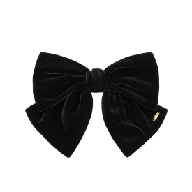 LALA J 벨벳 리본 헤어핀 S (JALJHP2BF829FA000)