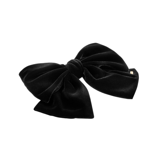 LALA J 벨벳 리본 헤어핀 S (JALJHP2BF829FA000)