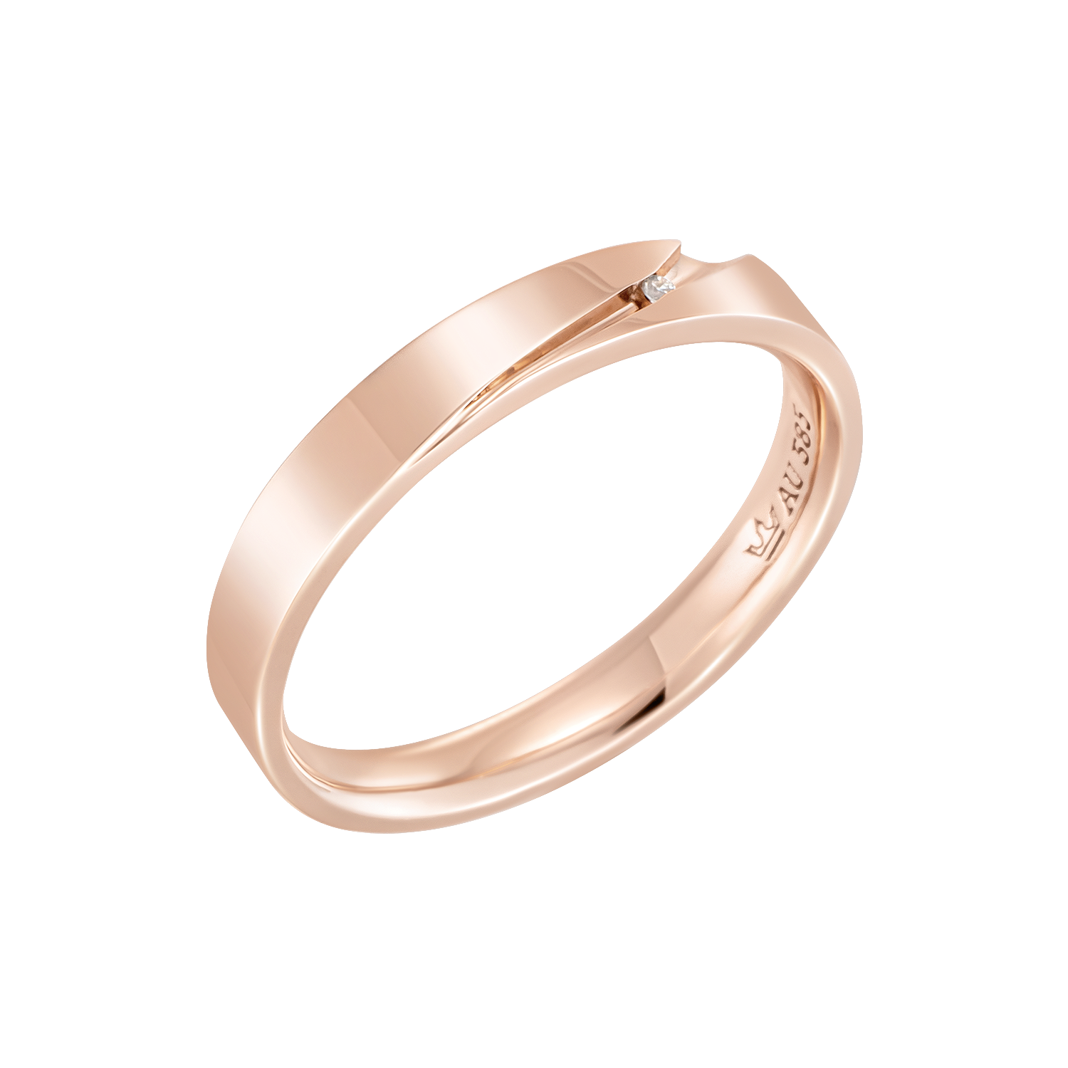 MARIEBEL 14K 다이아 커플링 (W) (JJMBCD2BF524R4120)