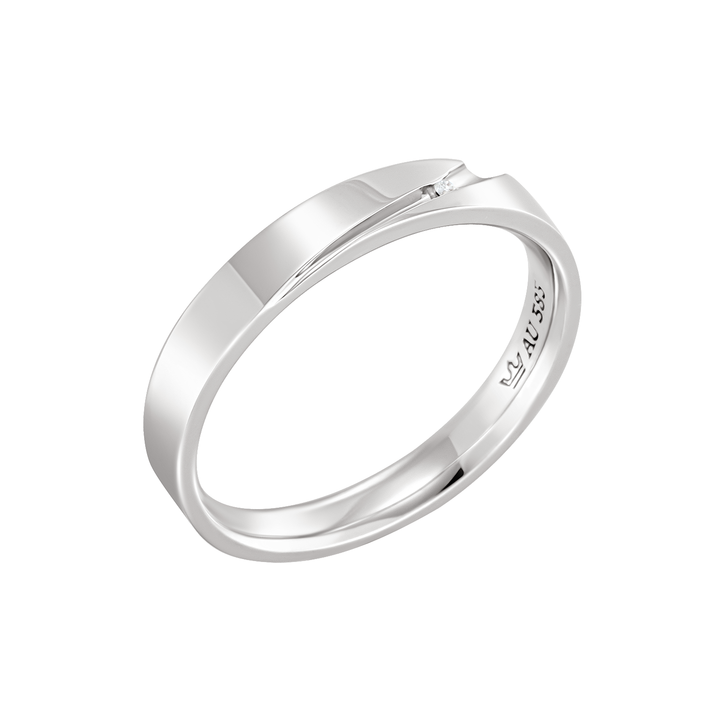 MARIEBEL 14K 다이아 커플링 (M) (JJMBCD2BF523W4170)