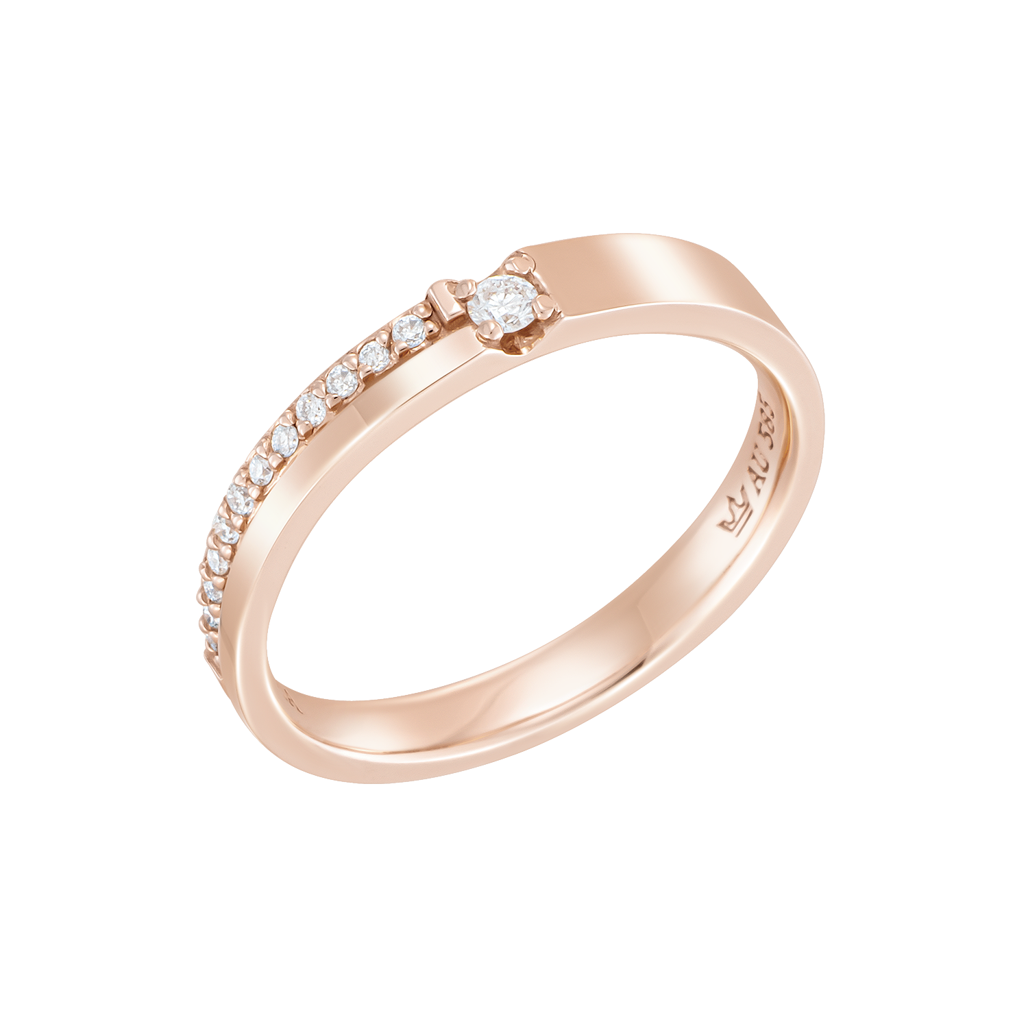 MARIEBEL 14K 다이아 커플링 (W) (JJMBCD2BF528R4120)