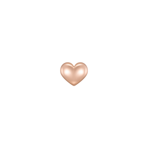 [아이유 PICK] J.Fenella HEART 14K 싱글 피어싱 (JJJTE02BF071R4P00)