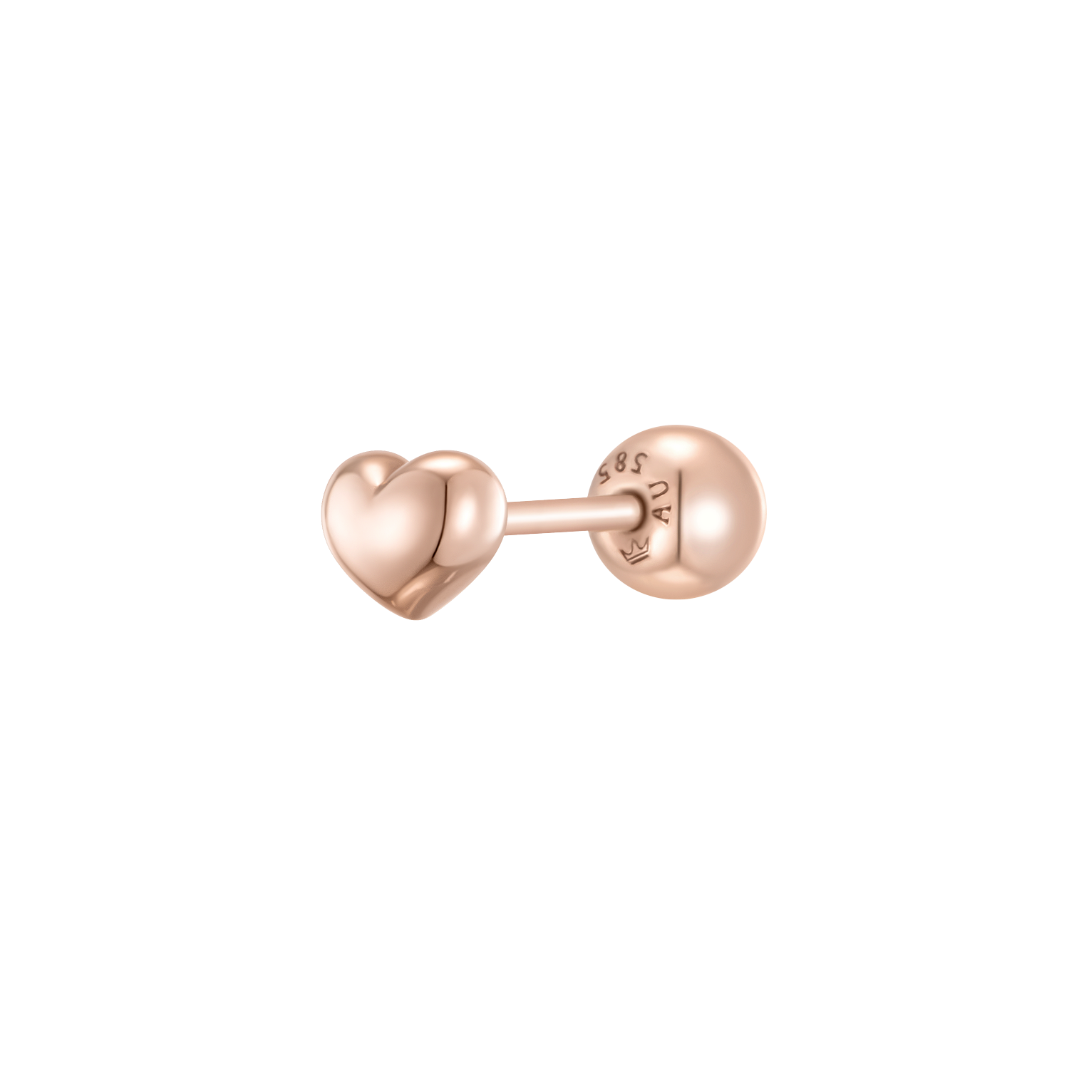 [아이유 PICK] J.Fenella HEART 14K 싱글 피어싱 (JJJTE02BF071R4P00)