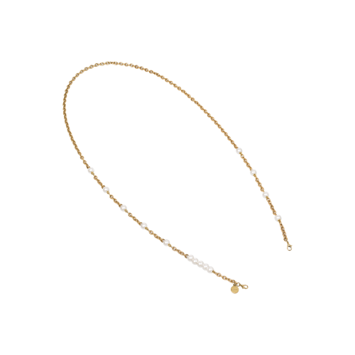 JOELLE 진주 크로스 체인 (지갑용) GO (JEACEK2BF132GO360)