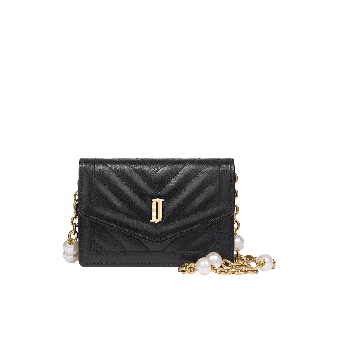 JOELLE 진주 크로스 체인 (지갑용) GO (JEACEK2BF132GO360)