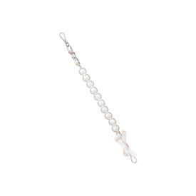 JOELLE 리본 진주 숏 체인 WH (JEACEK2BF125WH360)