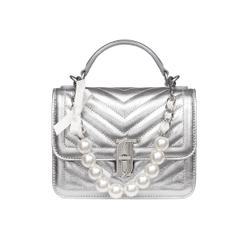 JOELLE 리본 진주 숏 체인 WH (JEACEK2BF125WH360)