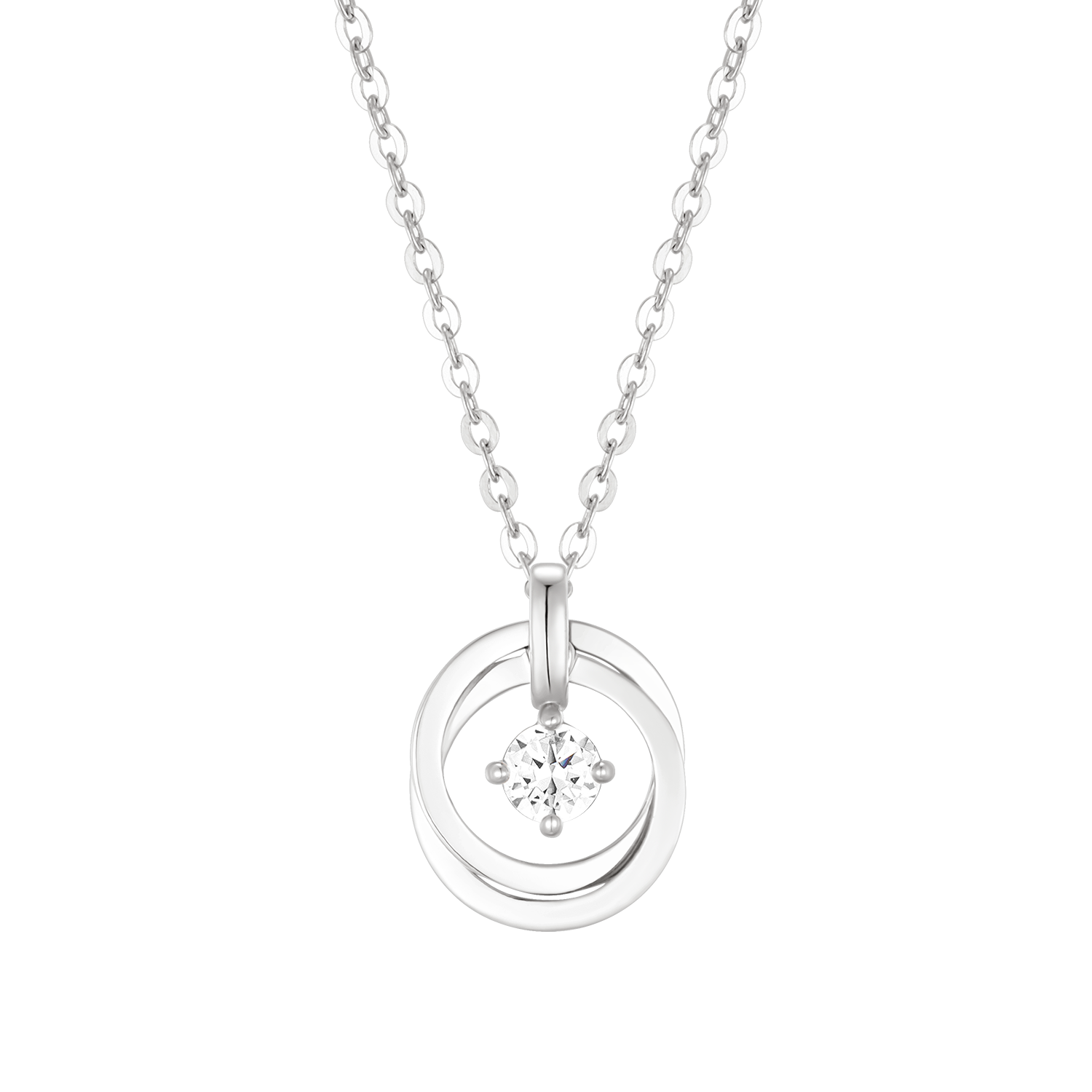 [패밀리 세일] MARIEBEL 14K 1부 다이아 목걸이 (JJMBND2BF551W4420)