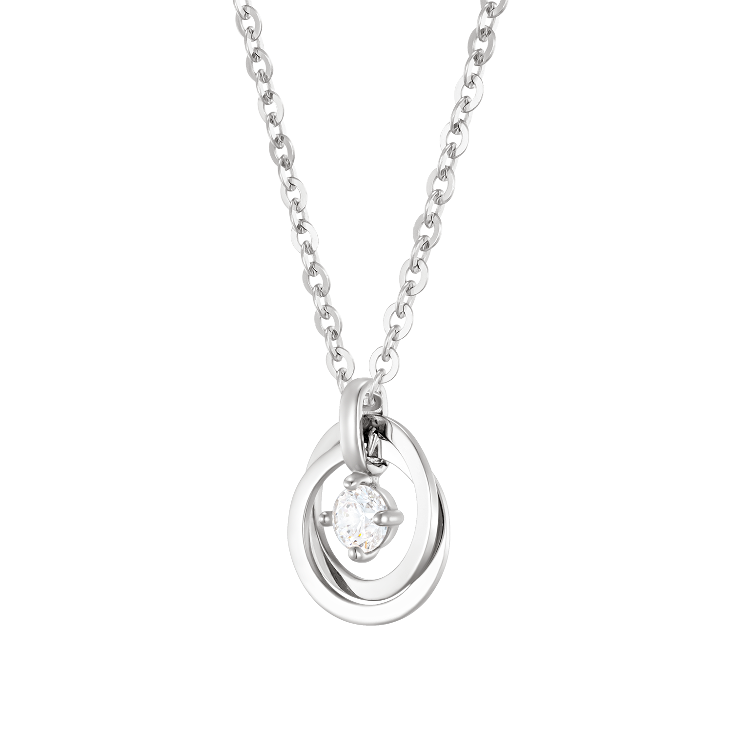 [패밀리 세일] MARIEBEL 14K 1부 다이아 목걸이 (JJMBND2BF551W4420)
