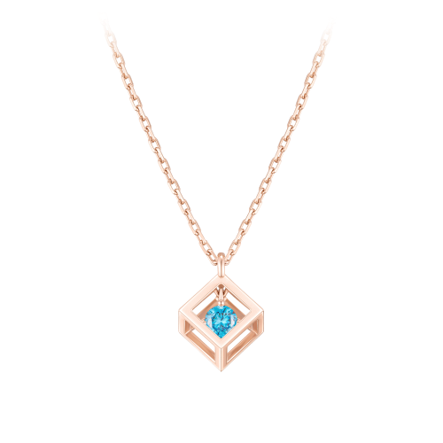 [더블쿠폰] J CUBE 탄생석 12월 목걸이 (JJLJNQ2BF362SR420)