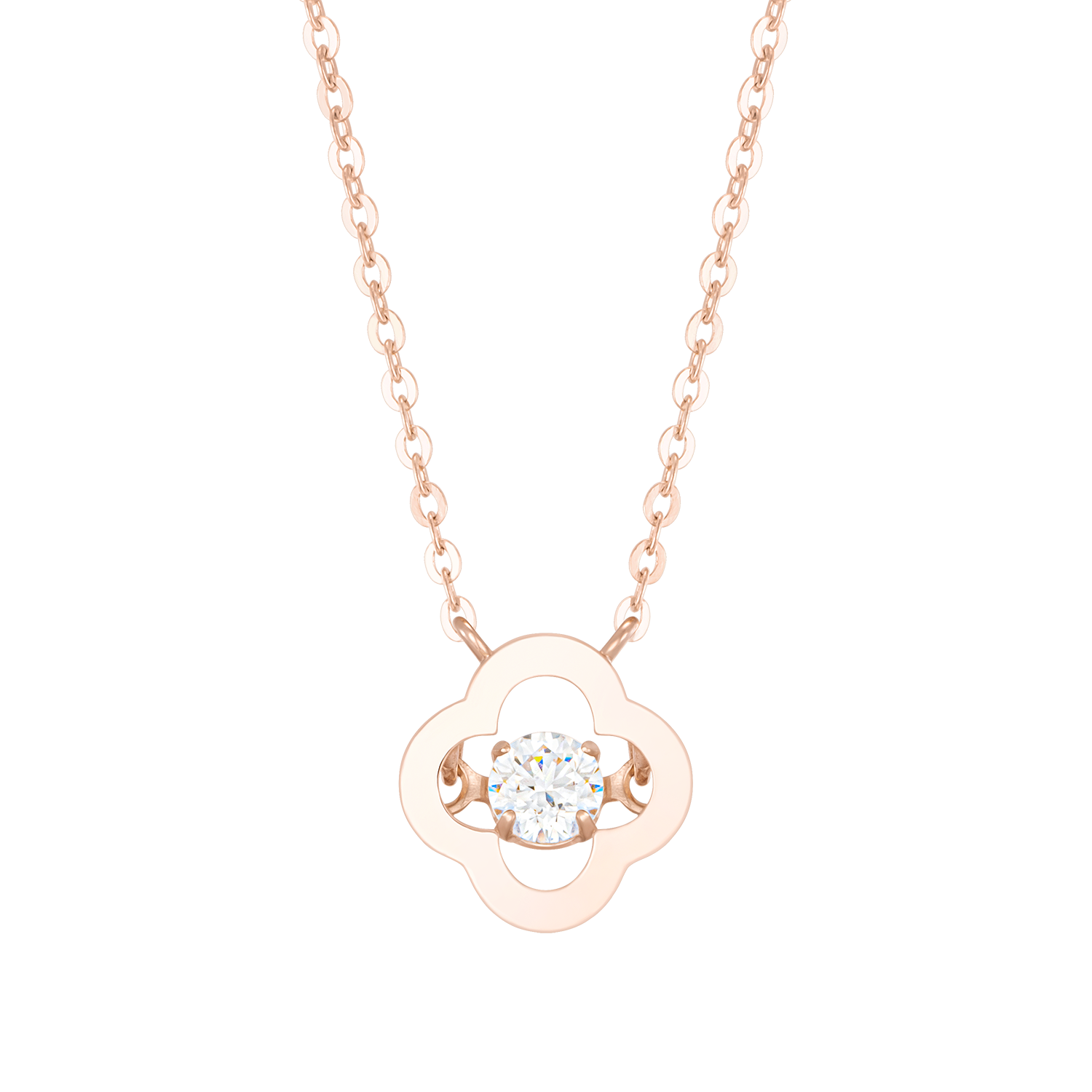 [아이유 PICK] CLOVIA MIOELLO 14K 목걸이 (JJCLNQ3BS150R4420)