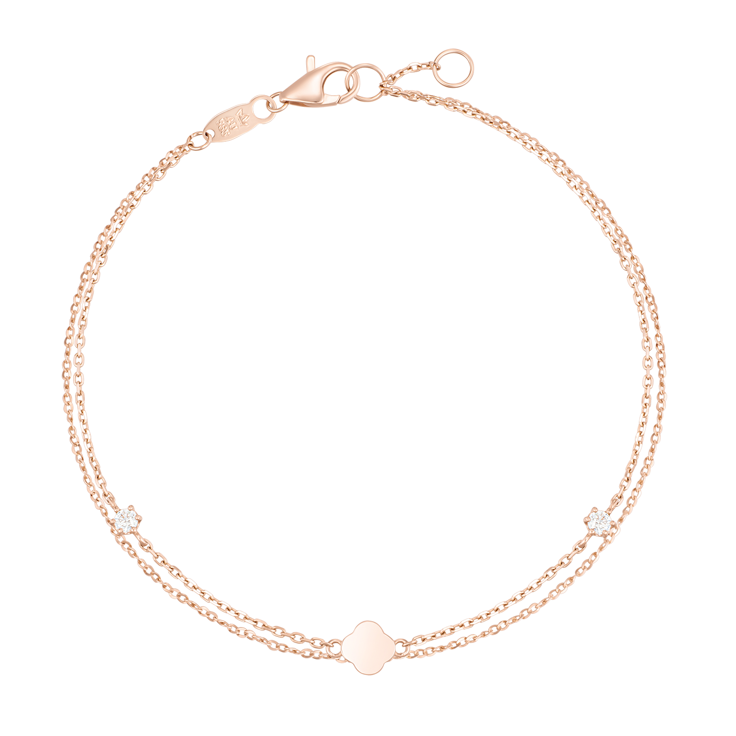 [아이유 PICK] CLOVIA 14K 팔찌 (JJCLBQ3BS157R47S0)