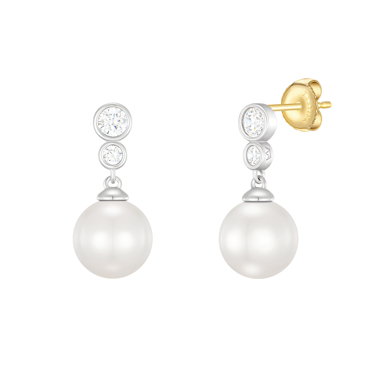 BASIC PERLINA 14K 진주 귀걸이 (JJP1EI3BS201W4000)