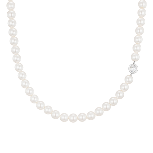 [아이유 PICK] BASIC PERLINA 진주 비드목걸이 5mm (JJP1NI3BS204SW420)