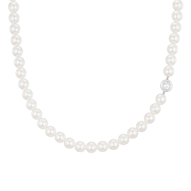 [아이유 PICK] BASIC PERLINA 진주 비드목걸이 5mm (JJP1NI3BS204SW420)