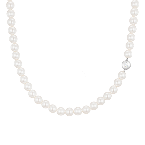 [아이유 PICK] BASIC PERLINA 진주 비드목걸이 5mm (JJP1NI3BS204SW420)