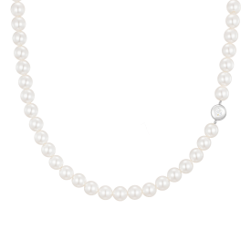 [아이유 PICK] BASIC PERLINA 진주 비드목걸이 5mm (JJP1NI3BS204SW420)