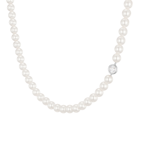 [아이유 PICK] BASIC PERLINA 진주 비드목걸이 5mm (JJP1NI3BS204SW420)