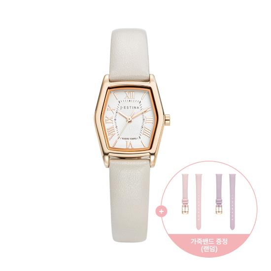 [밴드증정] NUOVO TEMPO 가죽 시계 (JWT2LE3BS205RGGR0)