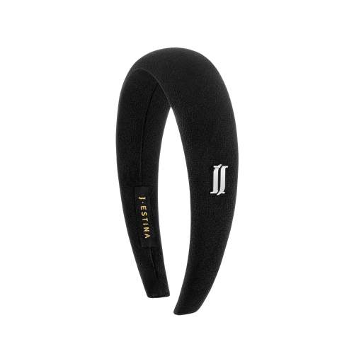 LALA J 쉬폰 헤어밴드 - 블랙 (JALJHB3BS801FA000)