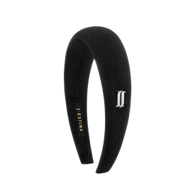 LALA J 쉬폰 헤어밴드 - 블랙 (JALJHB3BS801FA000)