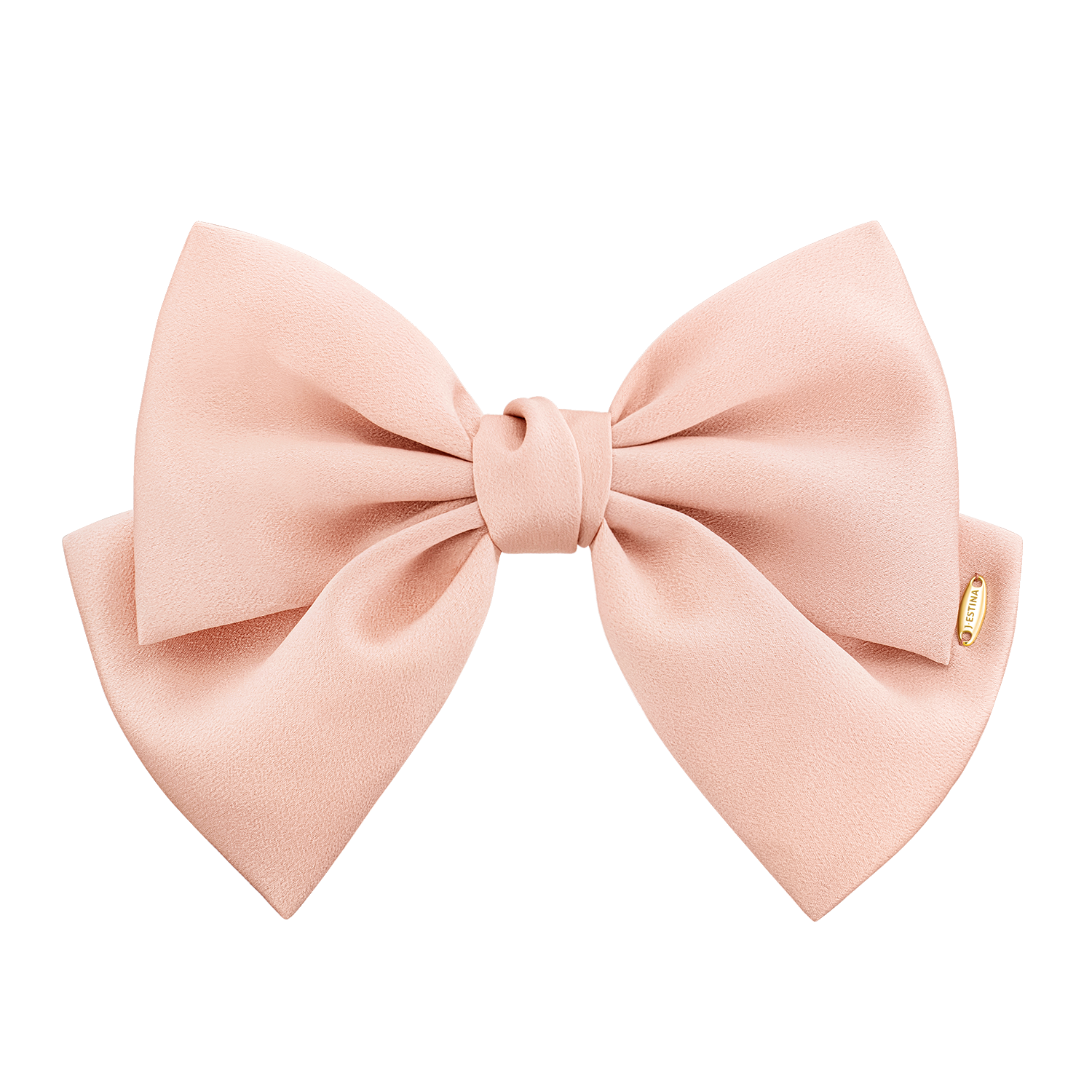 [아이유 PICK] LALA J 새틴 리본 헤어핀 - 핑크 (JALJHP3BS804FA000)