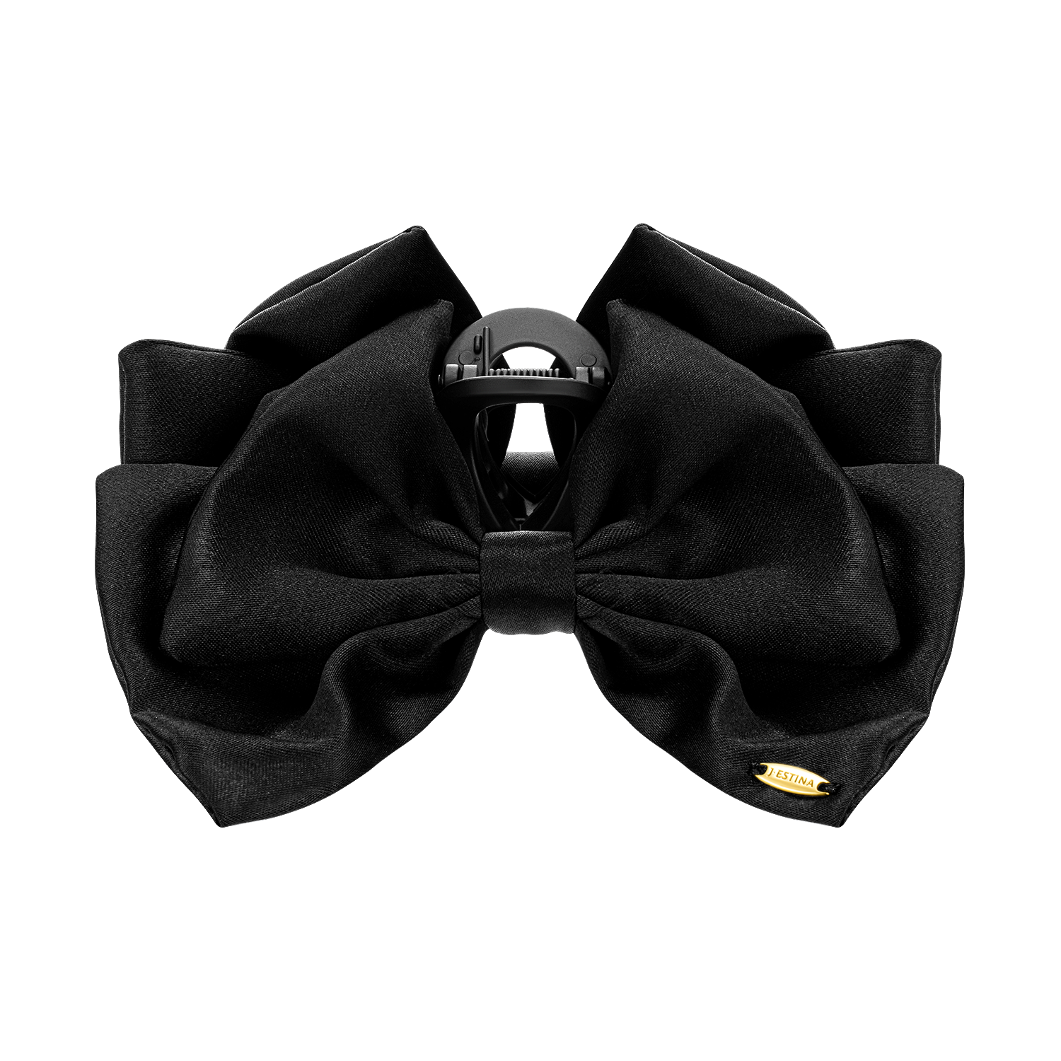 LALA J 새틴 리본 헤어집게핀 (JALJHP3BS807FA000)