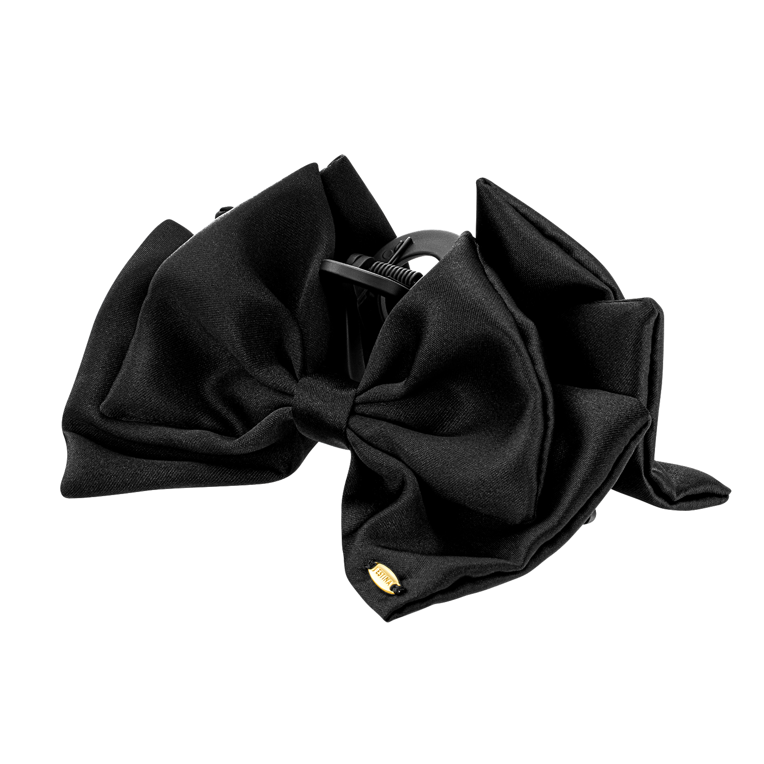 LALA J 새틴 리본 헤어집게핀 (JALJHP3BS807FA000)