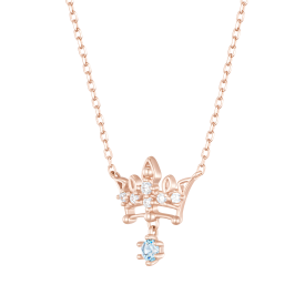 [패밀리 세일] TIARA 탄생석 3월 목걸이 (JJLJNQ2BF333SR420)