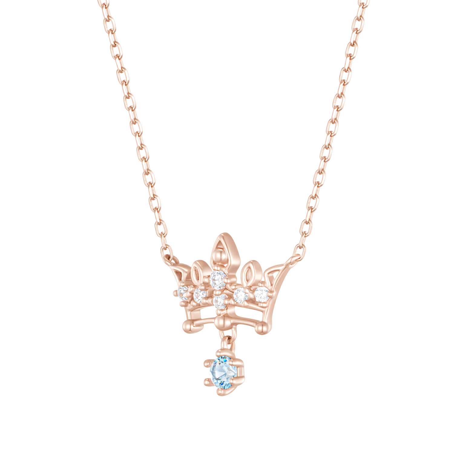 [패밀리 세일] TIARA 탄생석 3월 목걸이 (JJLJNQ2BF333SR420)