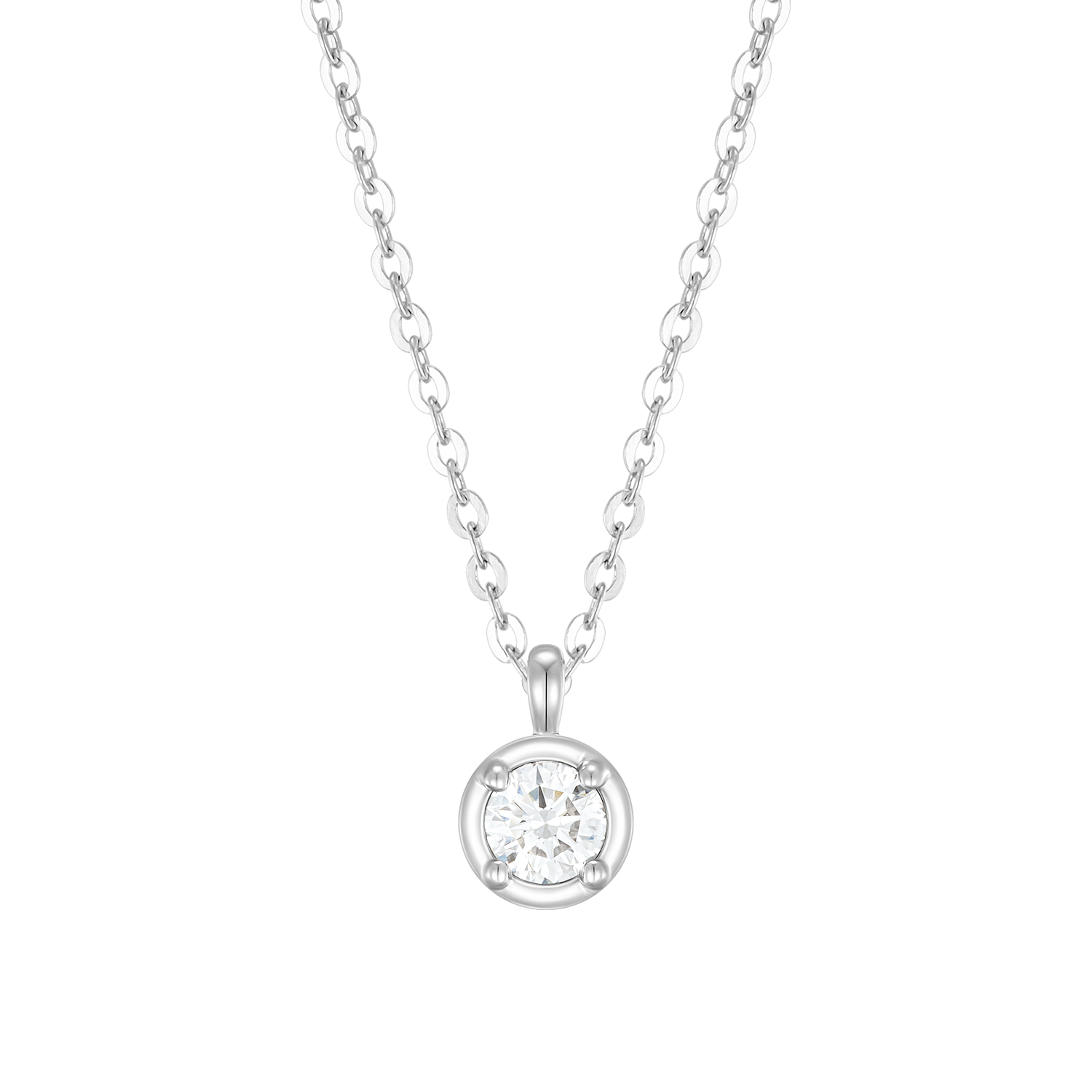 MARIEBEL 14K 1부 다이아 목걸이 (JJMBND3BS781W4420)