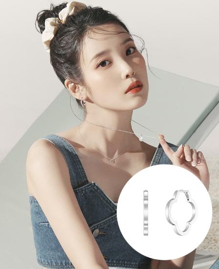 [아이유 PICK] CLOVIA 귀걸이 (JJCLE03BS163SW000)