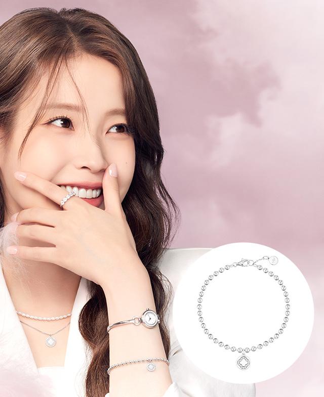 [아이유 PICK] CLOVIA 볼체인 팔찌 (JJCLBQ3BS163SW7S0)