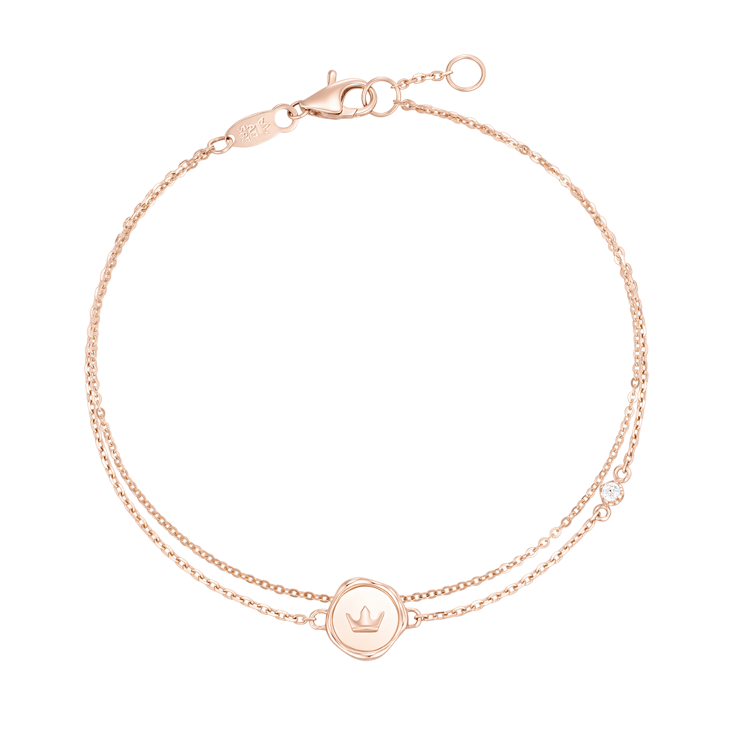 [패밀리 세일] JOELLE 14K 팔찌 (JJJOBQ3BS080R47S0)