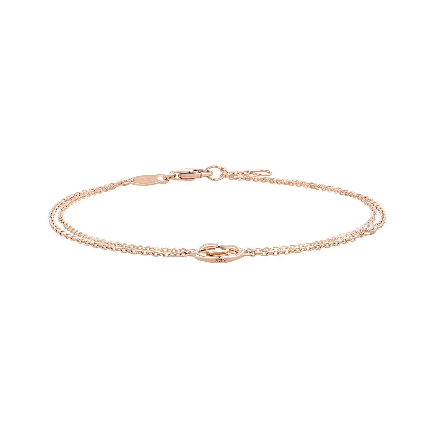 [패밀리 세일] JOELLE 14K 팔찌 (JJJOBQ3BS080R47S0)