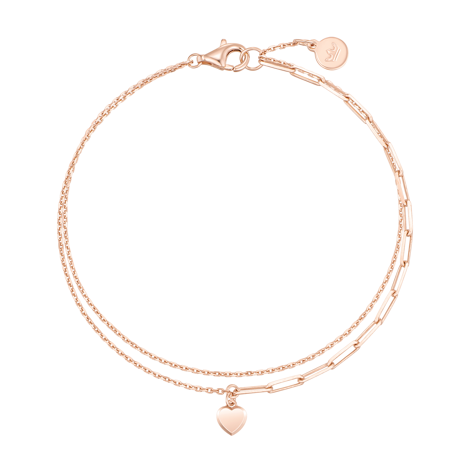 [아이유 PICK] LALA J 하트 클립 팔찌 (JJLJB03BS320SR7S0)