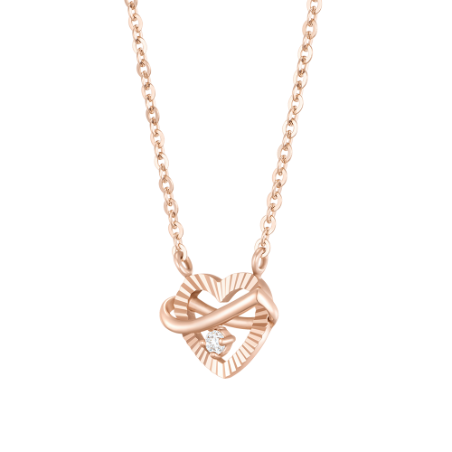 ETER HEART 14K 다이아 목걸이 (JJERND3BF666R4420)