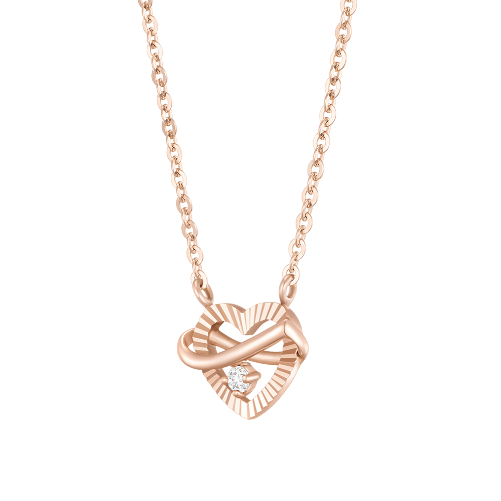 ETER HEART 14K 다이아 목걸이 (JJERND3BF666R4420)