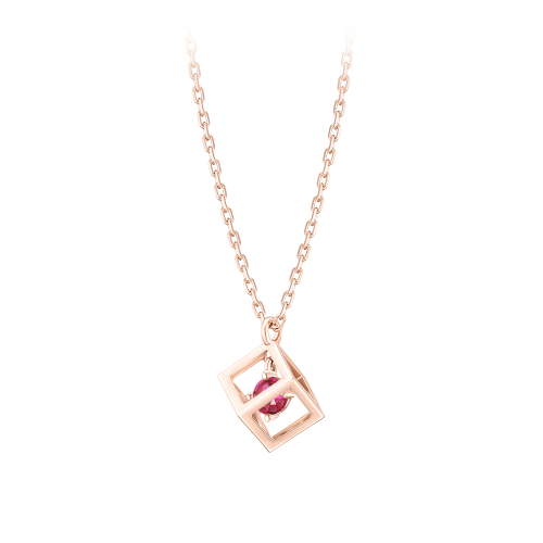 [더블쿠폰] J CUBE 탄생석 7월 목걸이 (JJLJNQ2BF357SR420)