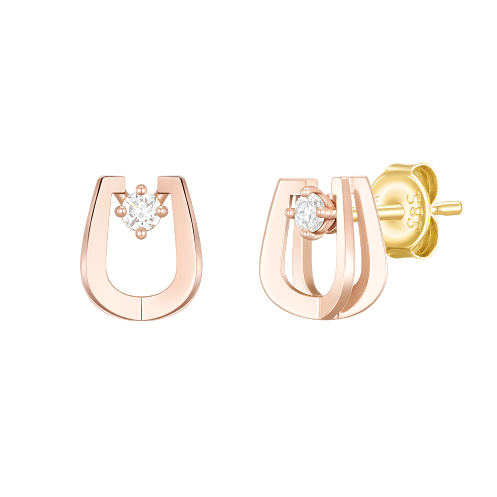 [패밀리 세일] MARIEBEL 14K 다이아 귀걸이 (JJMBED3BF715R40A0)