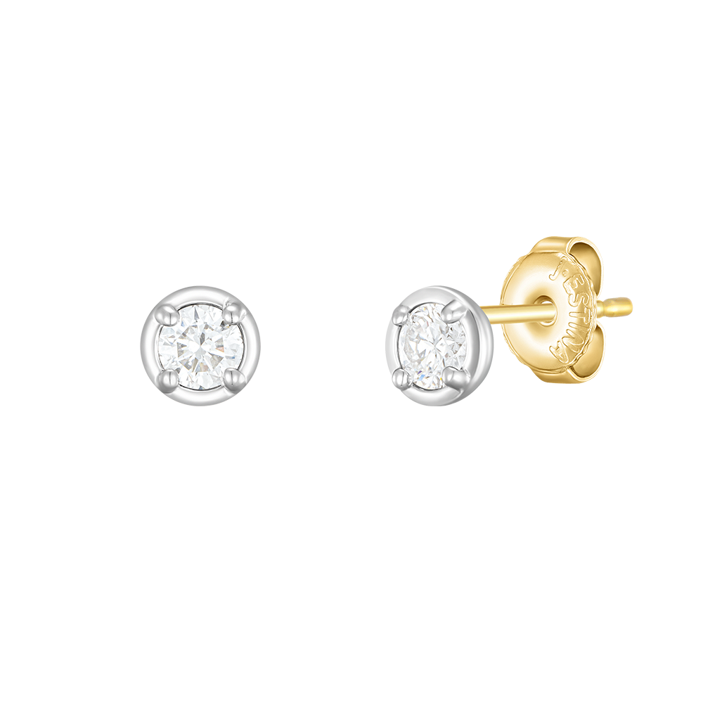 MARIEBEL 14K 1부 다이아 귀걸이 (JJMBED3BF781W4000)