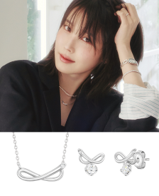 [아이유 PICK] ETER 목걸이+귀걸이 세트 (SET-J0-0420)