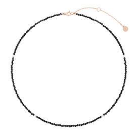 J.Fenella 블랙 스피넬 비드목걸이 2mm (JJJTNN3BF039SR420)
