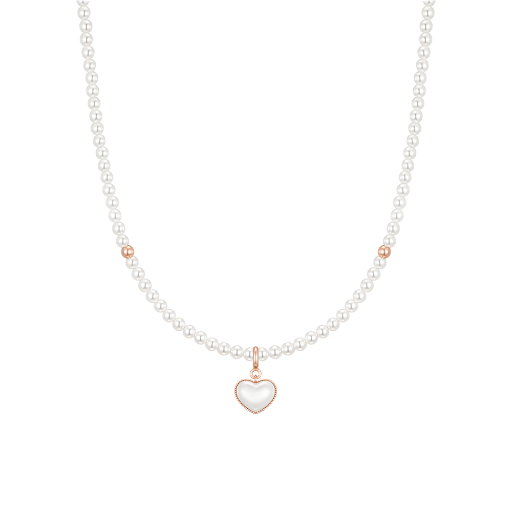 [아이유 PICK] 마리엘 진주 비드목걸이+펜던트 세트 (SET-J0-0903)